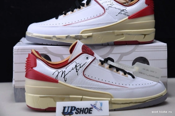 DJ4375-106 Low White DJ4375-106 Red O-W Retro Air SP Jordan 2 0421